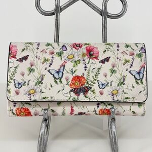 Safe Keeper Keelan Filemaster Wallet Women Butterfly Dream Floral RFID New Gift